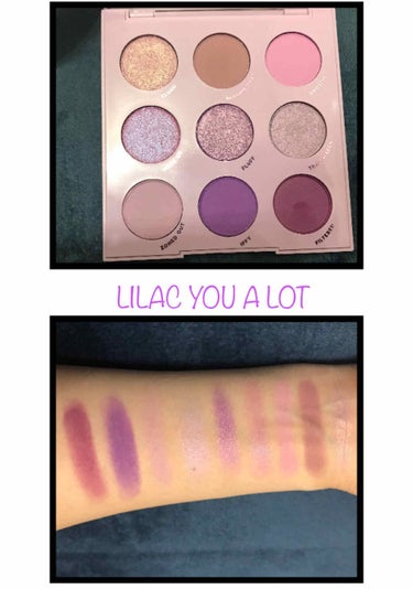 Lilac You A Lot Shadow Palette/ColourPop/パウダーアイシャドウを使ったクチコミ（3枚目）