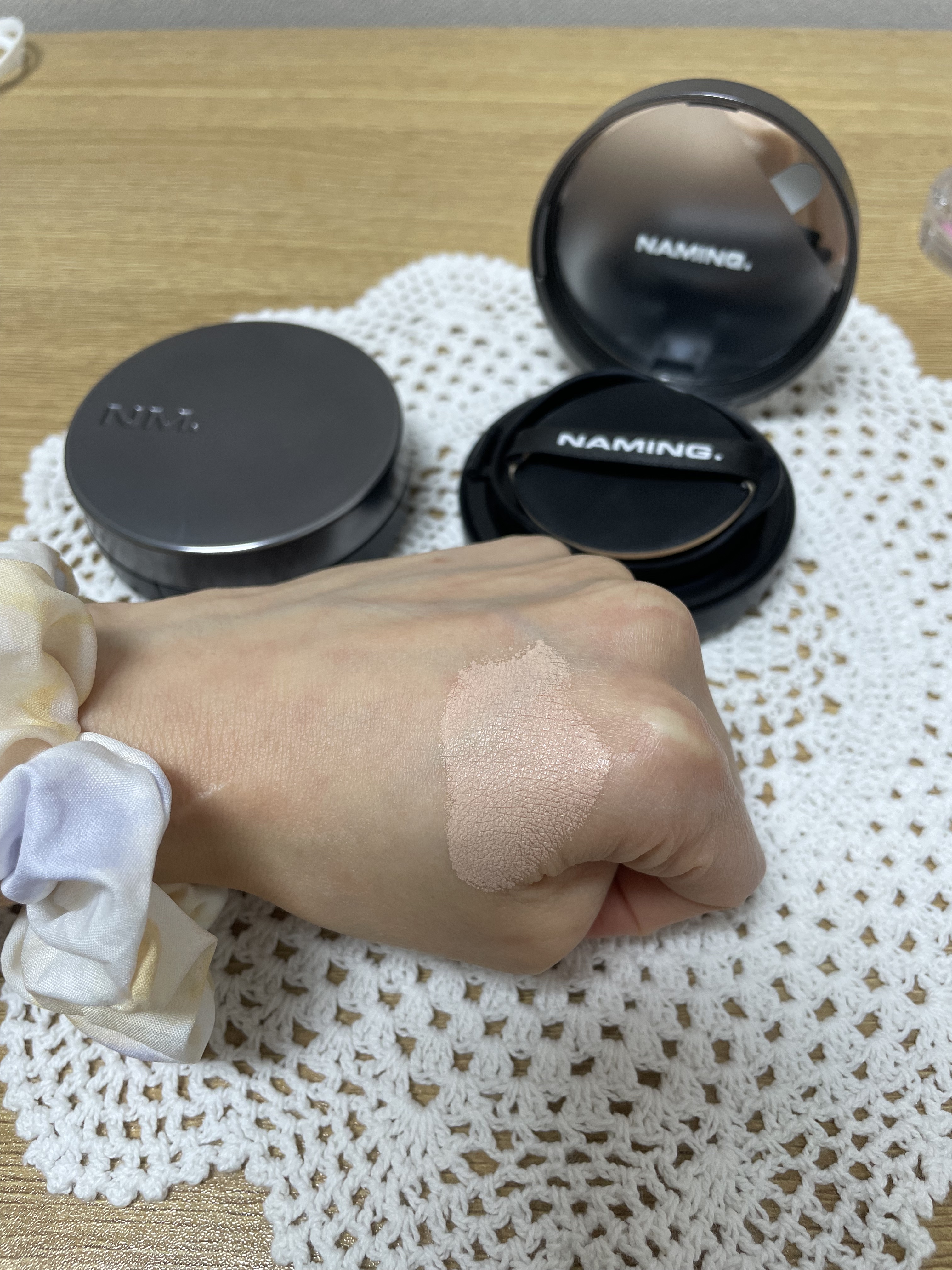 ネーミング　ソフティクリームブラッシュ/NAMING./ジェル・クリームチークを使ったクチコミ（2枚目）