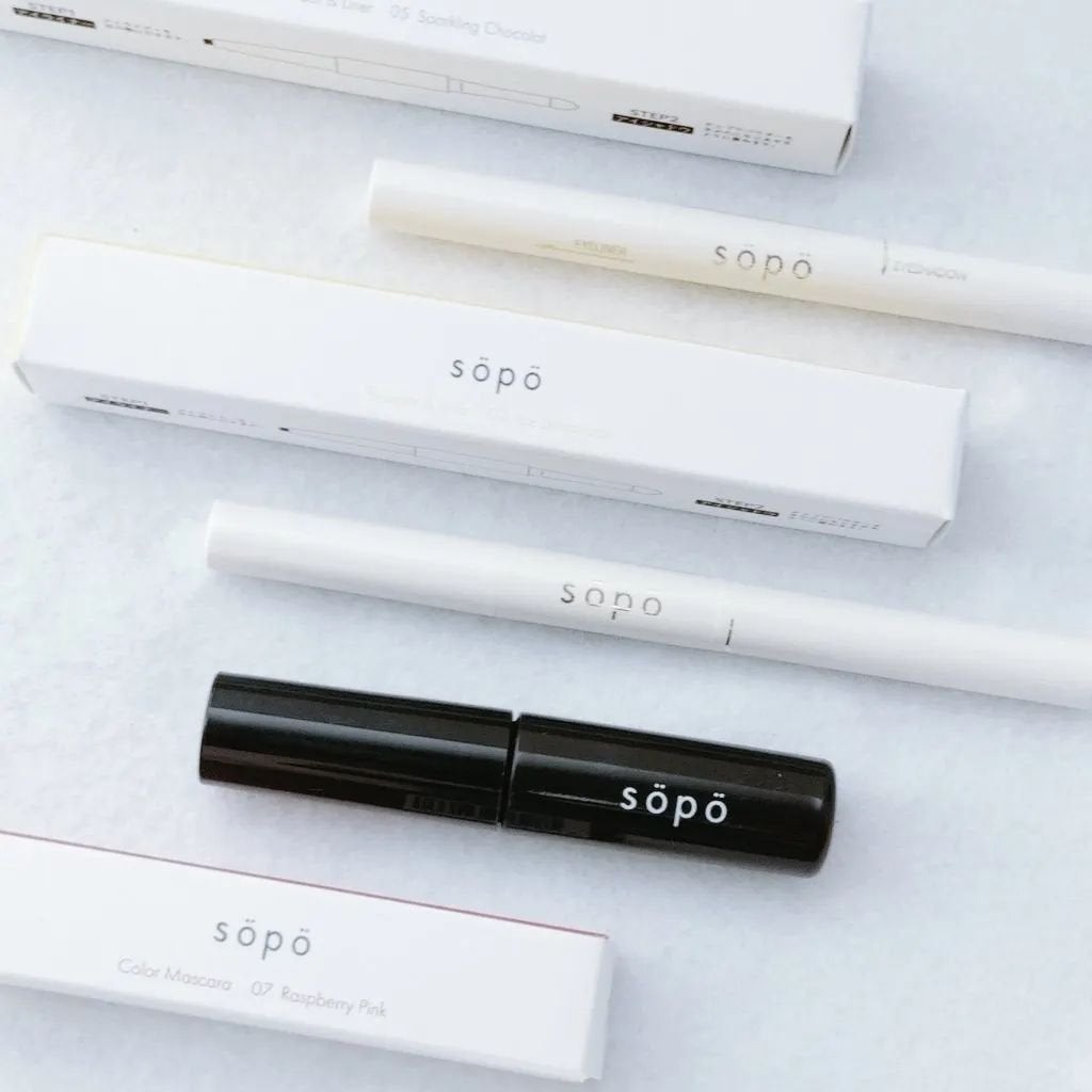 カラーマスカラ/sopo/マスカラを使ったクチコミ(9枚目)
