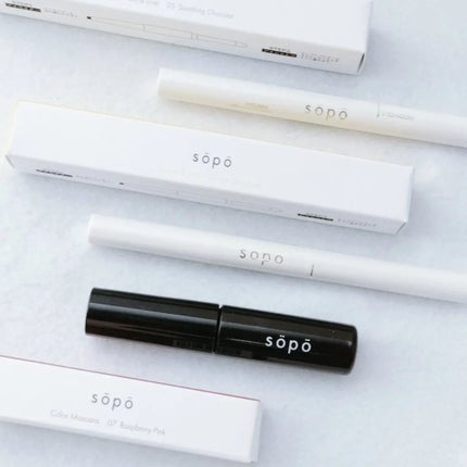 カラーマスカラ/sopo/マスカラを使ったクチコミ(9枚目)