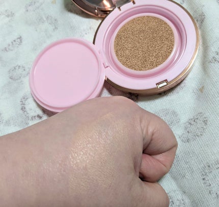 ピンクティーツリーカバークッション/APLIN/クッションファンデーションを使ったクチコミ(3枚目)