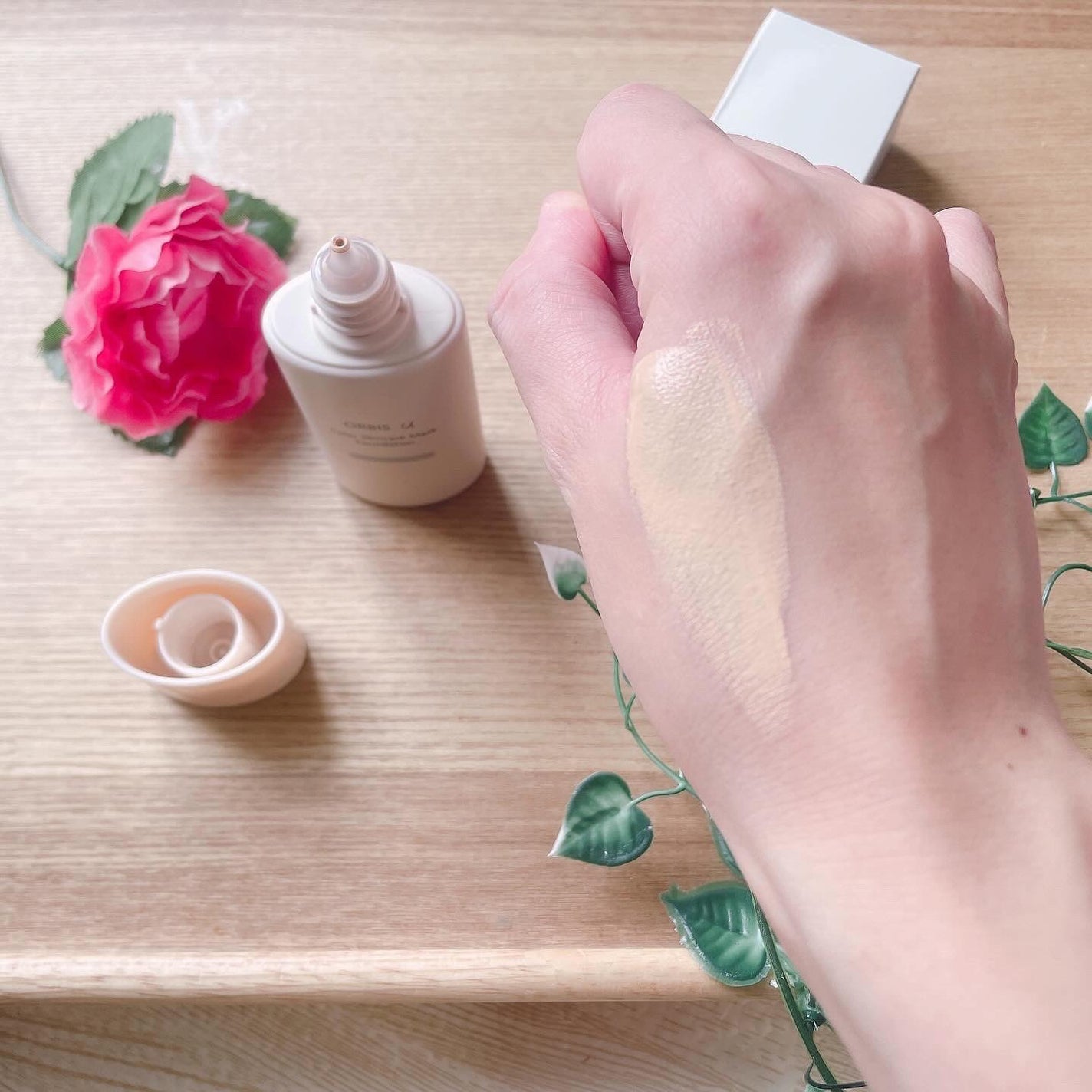 オルビスユー カラースキンケアマスク ファンデーション/オルビス/リキッドファンデーションを使ったクチコミ(5枚目)