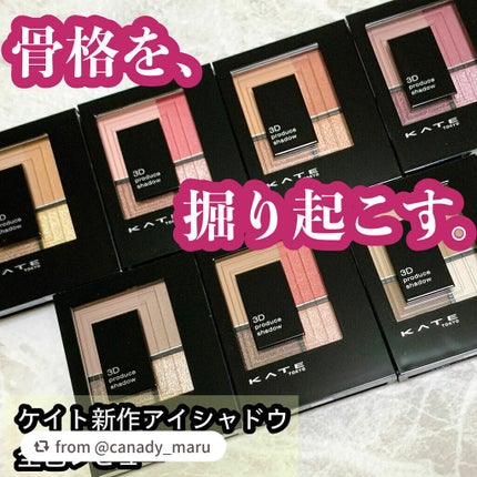 3Dプロデュースシャドウ/KATE/アイシャドウパレットを使ったクチコミ(1枚目)