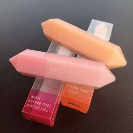 ウィッシュストーン ティント ウォータージェル/MISSHA/リップグロスを使ったクチコミ(2枚目)