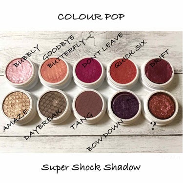 Super Shock Shadow/ColourPop/パウダーアイシャドウを使ったクチコミ（2枚目）