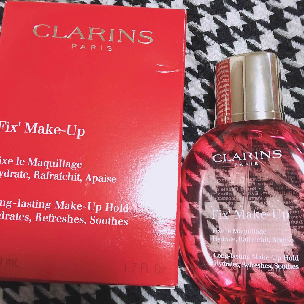 フィックス メイクアップ/CLARINS/ミスト状化粧水を使ったクチコミ（1枚目）