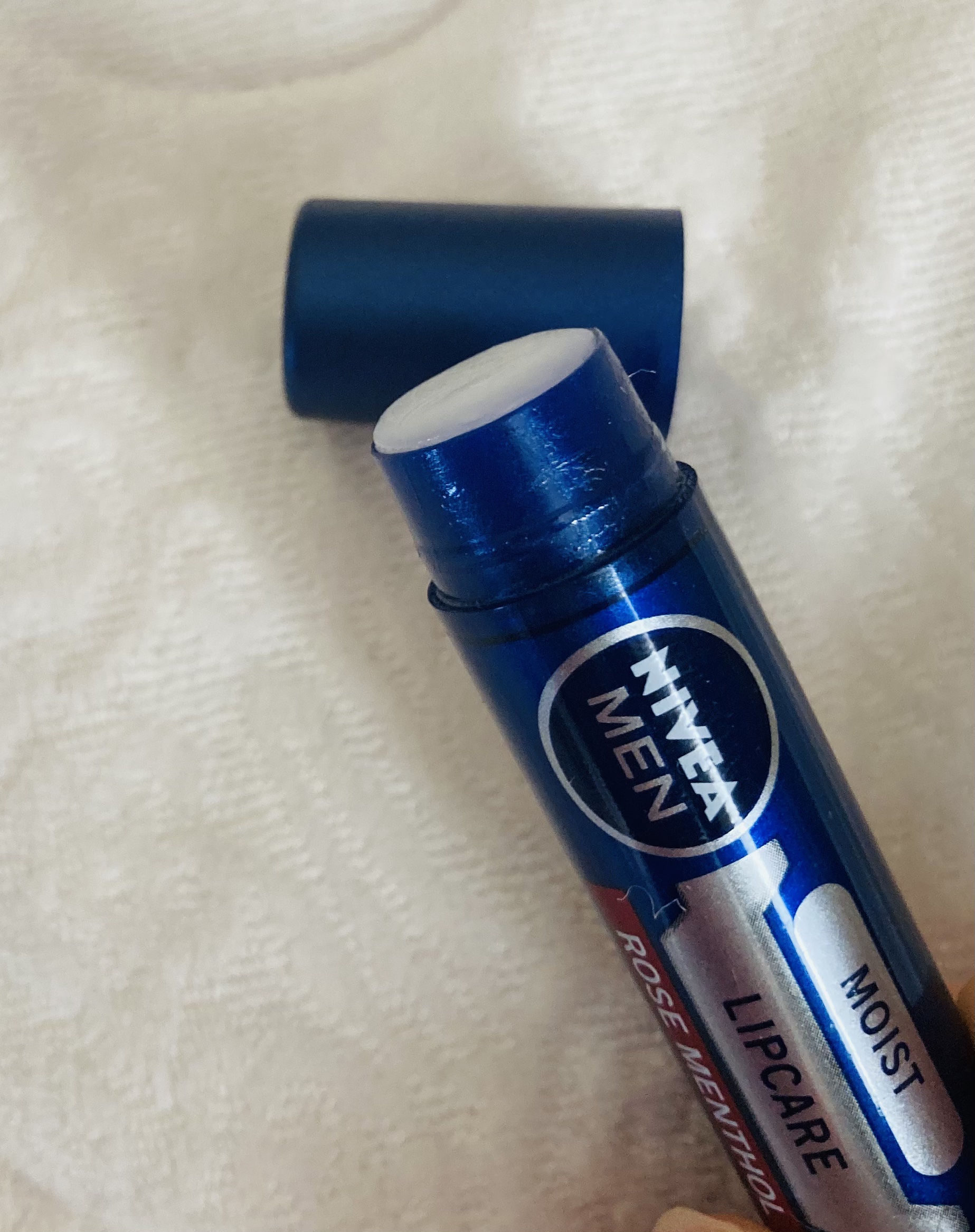 リップケア モイスト ローズメントールの香り/ニベアメン/リップクリームを使ったクチコミ（2枚目）