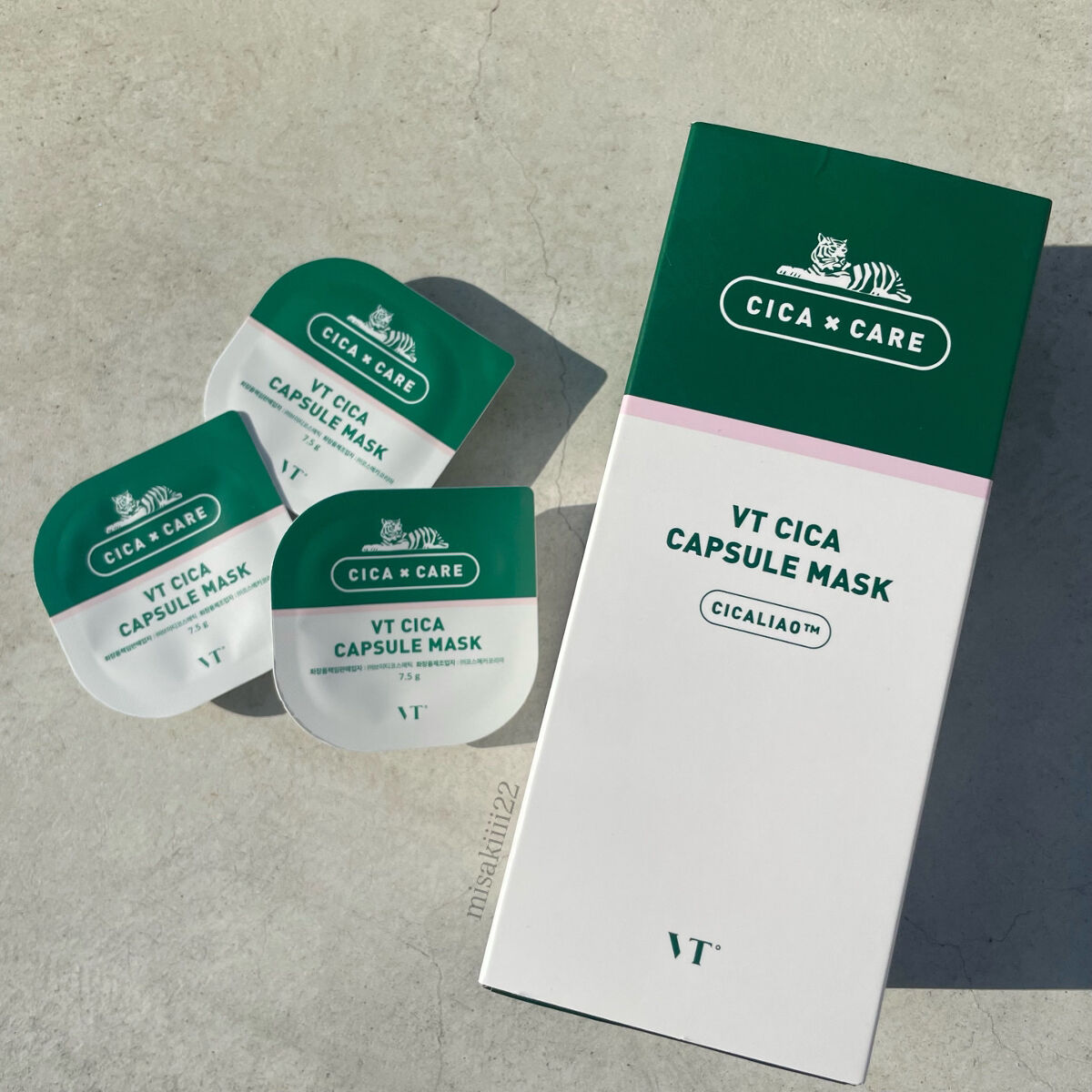 CICA カプセルマスク/VT/洗い流すパック・マスクを使ったクチコミ（1枚目）