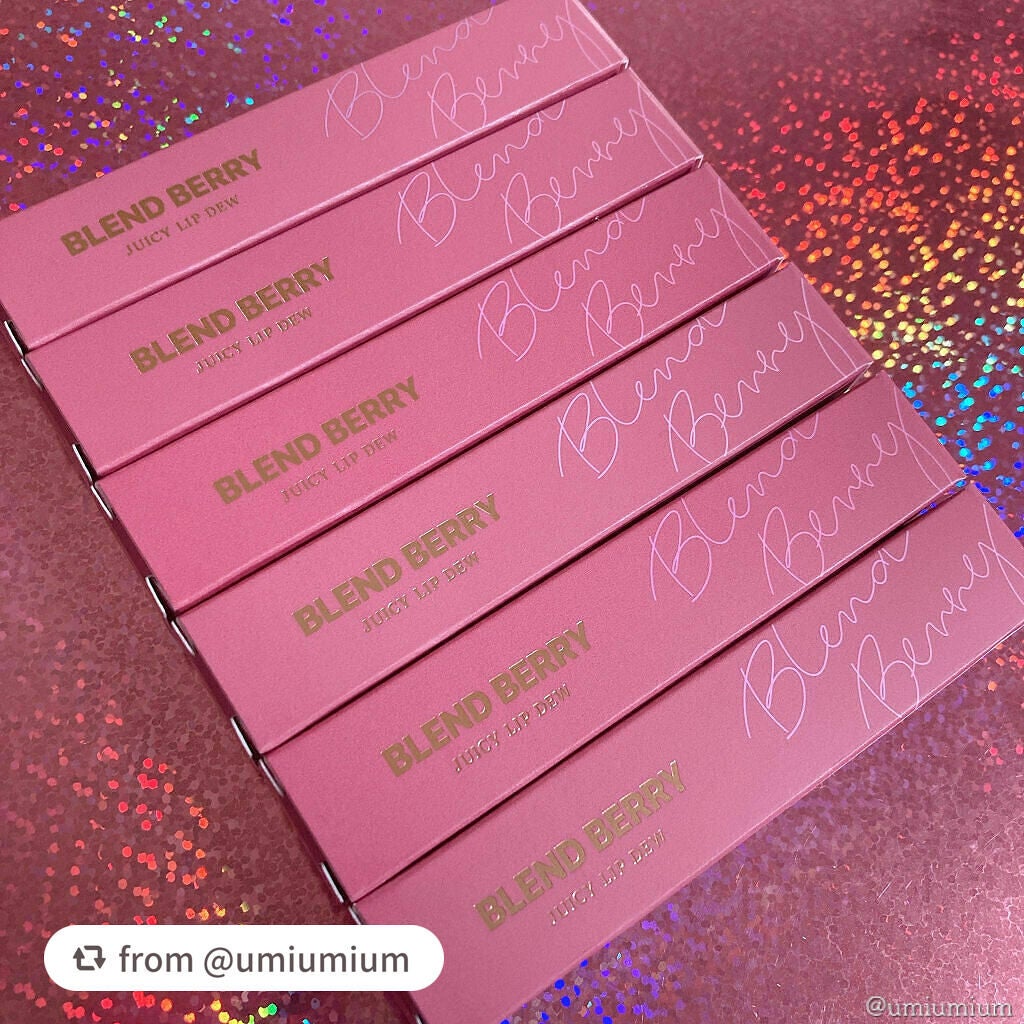 ジューシィリップデュウ/BLEND BERRY/口紅を使ったクチコミ(8枚目)