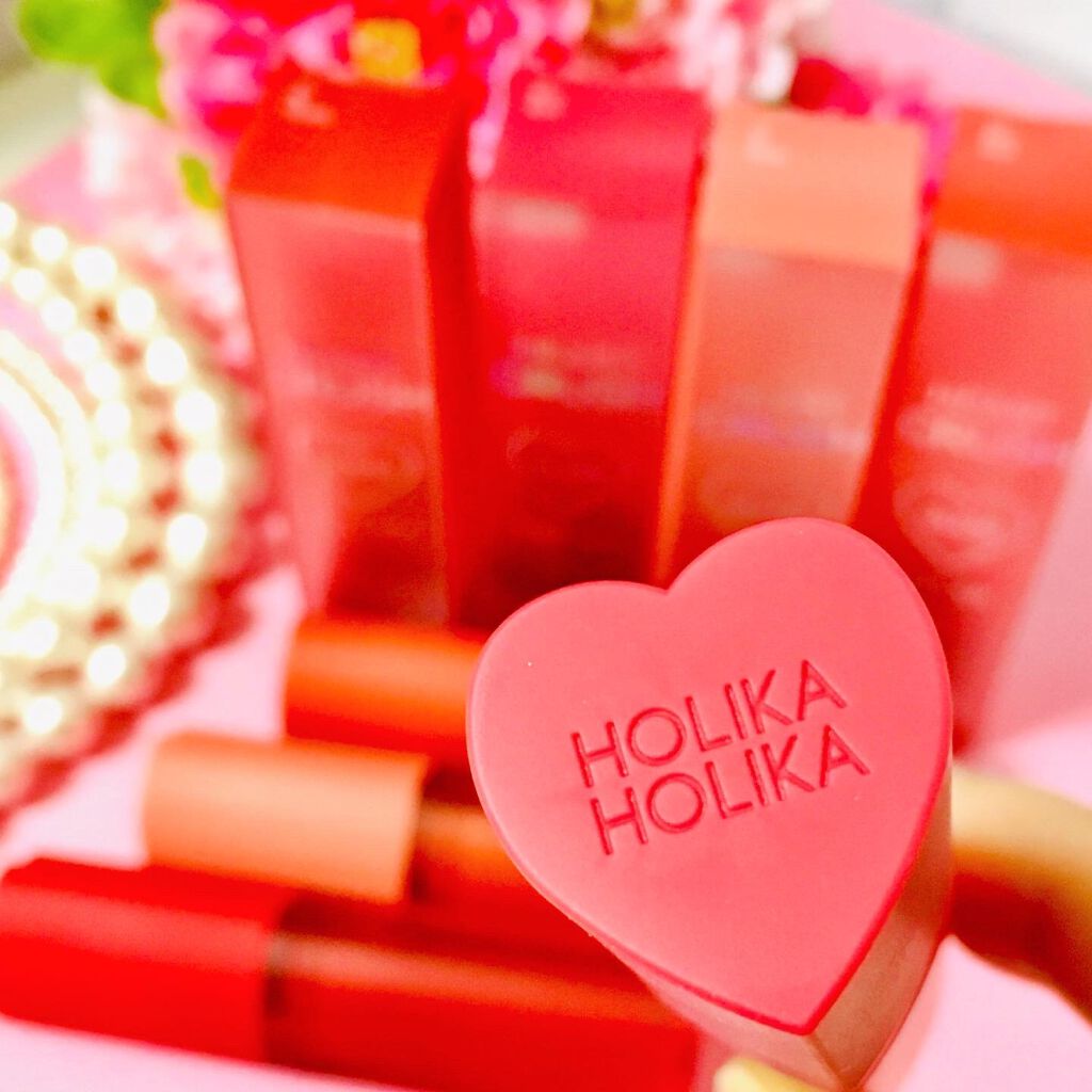 ホリカホリカ ハートクラッシュグローティントエアー/HOLIKA HOLIKA/リップティントを使ったクチコミ（2枚目）