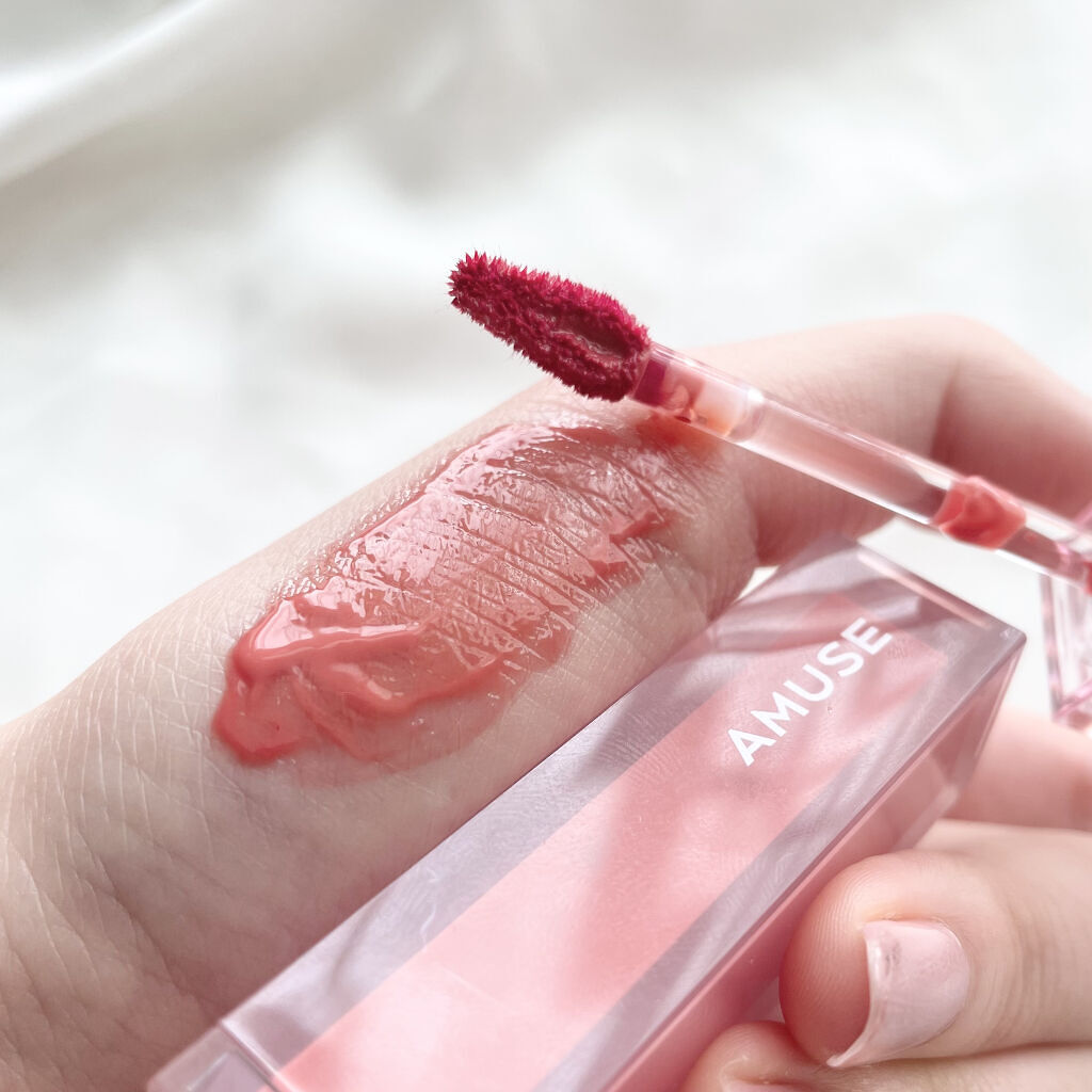 デューティント 【旧】11 桃/AMUSE/リップティントを使ったクチコミ（3枚目）