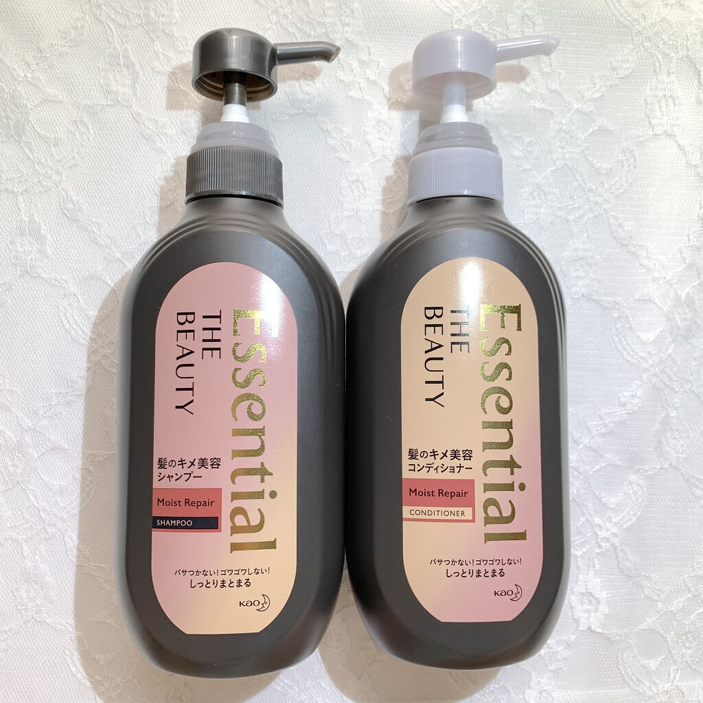THE BEAUTY 髪のキメ美容シャンプー／コンディショナー＜モイストリペア＞	/エッセンシャル/市販シャンプーを使ったクチコミ（2枚目）