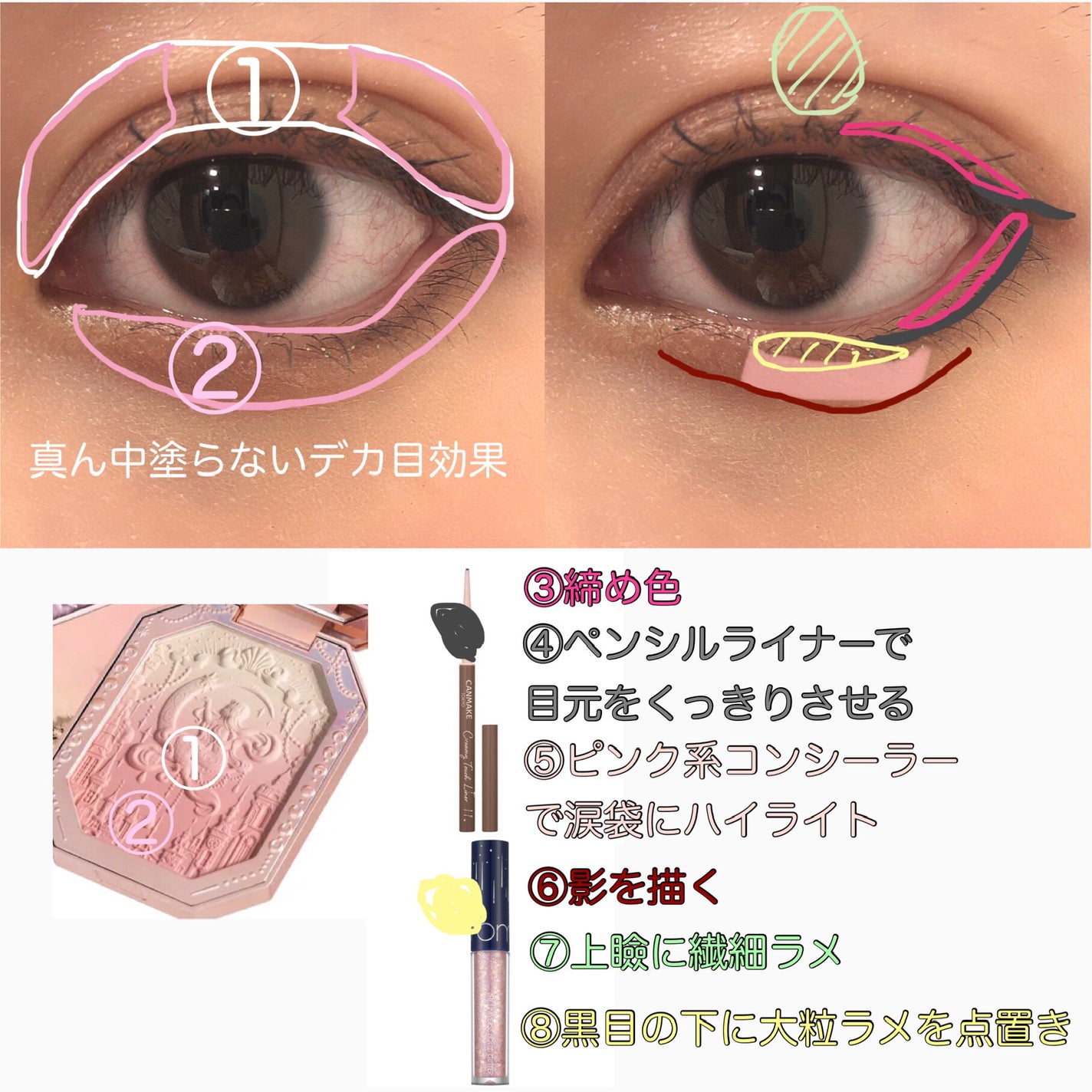 クリーミータッチライナー/キャンメイク/ジェルアイライナーを使ったクチコミ(2枚目)