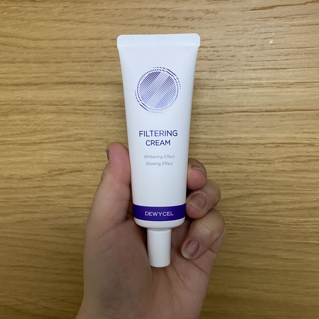 フィルタリングクリーム/DEWYCEL/日焼け止めクリームを使ったクチコミ（1枚目）