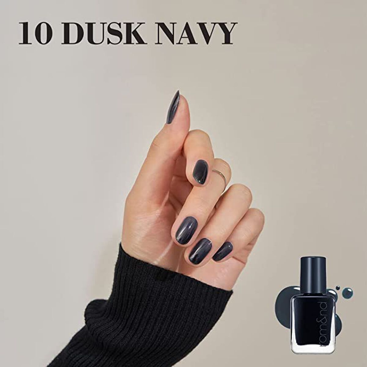 ムードペブルネイル 10 DUSK NABY（ダスクネイビー）