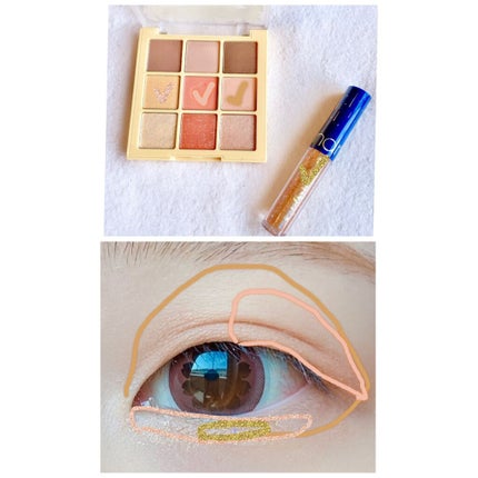 アイシャドウパレット ブロッサムエディション/Peach C/アイシャドウパレットを使ったクチコミ(2枚目)