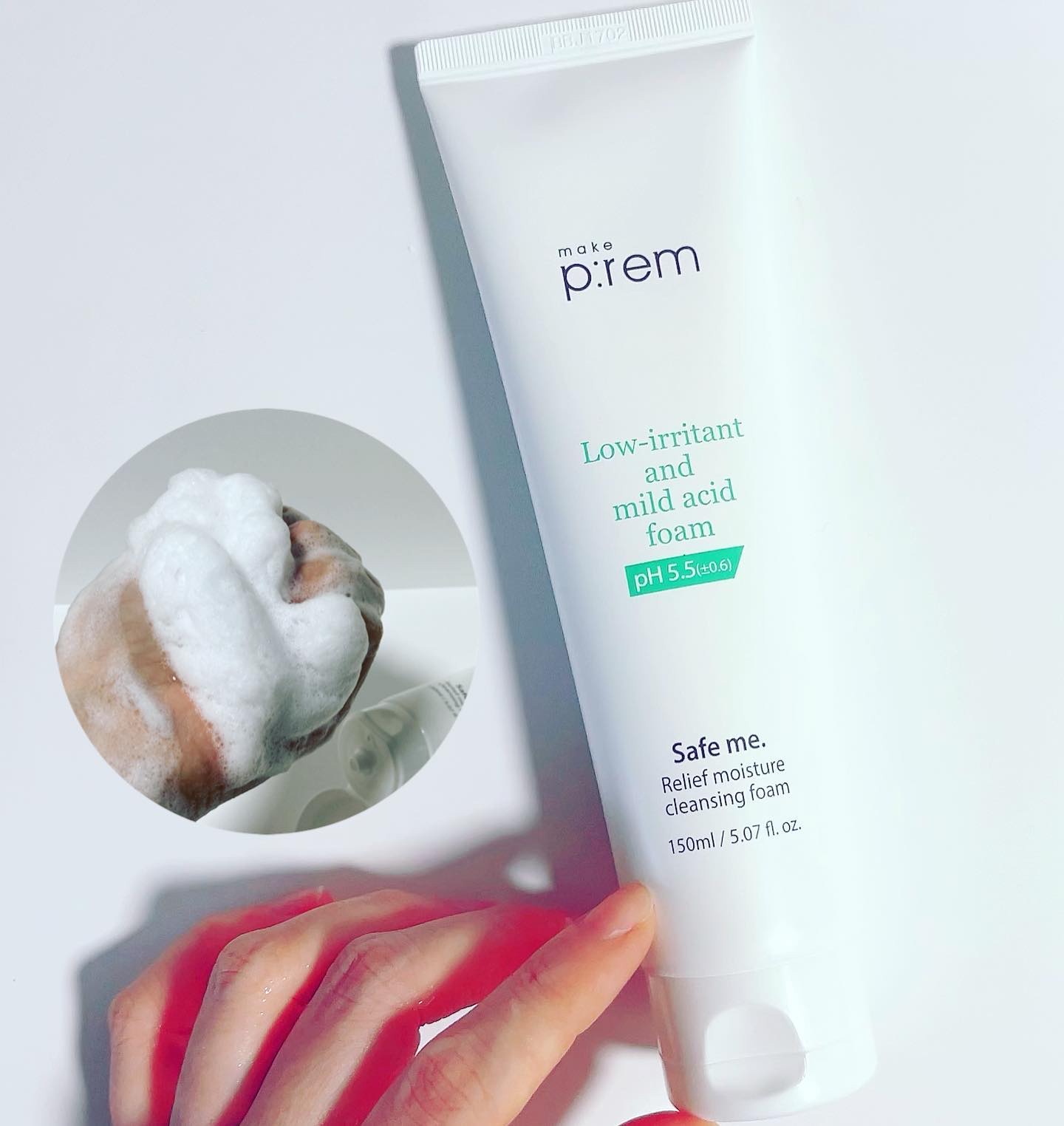 セーフミー リリーフモイスチャー クレンジングフォーム 250ml/make prem/洗顔フォームを使ったクチコミ（3枚目）