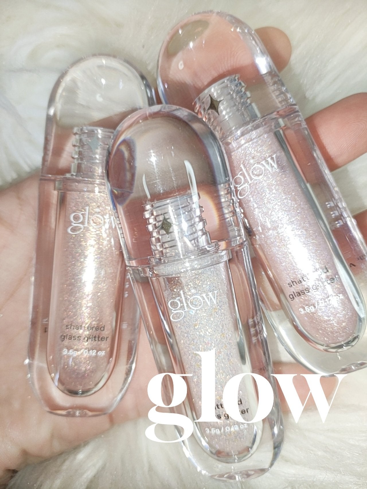 グラスグリッター/glow/グリッターを使ったクチコミ(1枚目)