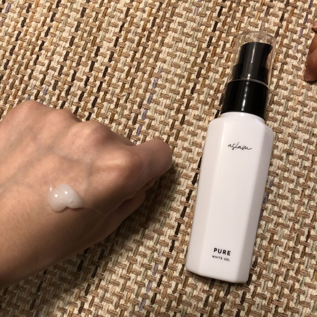 ピュアホワイトジェル/asiam/オールインワン化粧品を使ったクチコミ（2枚目）