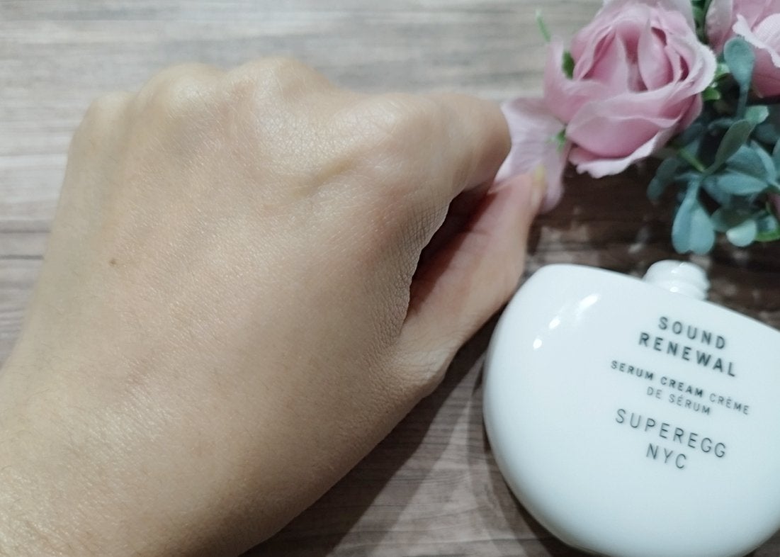 サウンド リニューアル セラムクリーム/SUPEREGG /フェイスクリームを使ったクチコミ(5枚目)