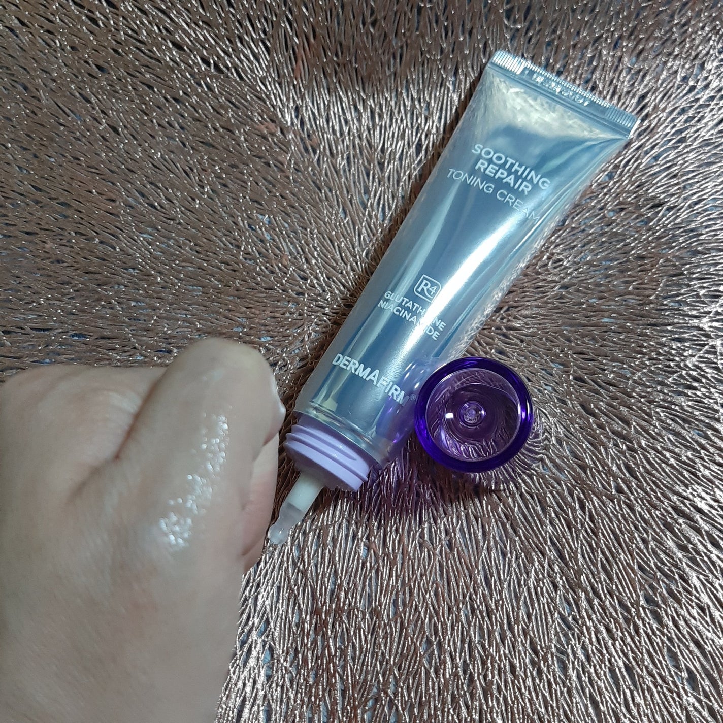 スージングリペア トーニングクリーム/ダーマファーム/フェイスクリームを使ったクチコミ(3枚目)