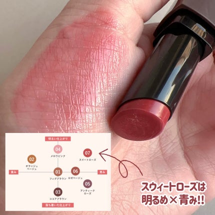 リップカラーシールド/CEZANNE/口紅を使ったクチコミ(4枚目)