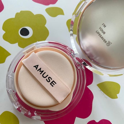 スキンチューンヴィーガンカバークッション/AMUSE/クッションファンデーションを使ったクチコミ(2枚目)