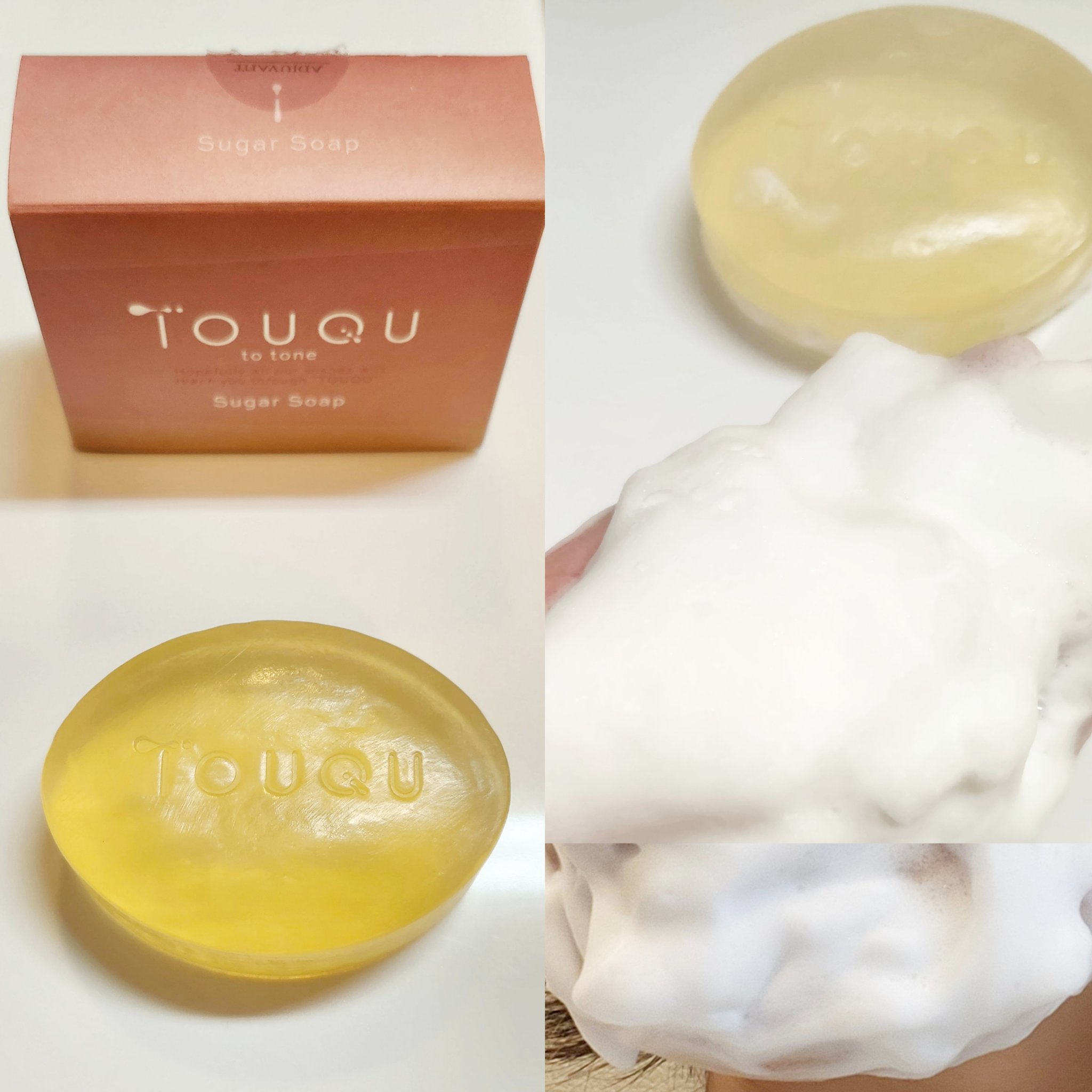 TOUQU to tone　シュガーソープ/TOUQU to tone/洗顔石鹸を使ったクチコミ（1枚目）
