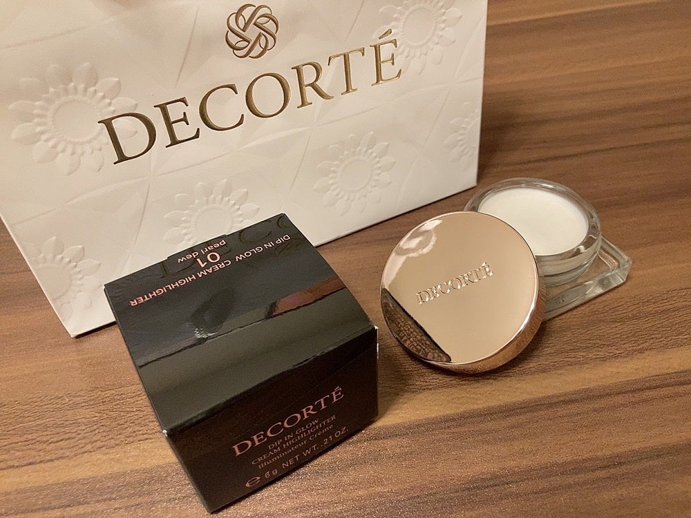 ディップイン グロウ クリームハイライター /DECORTÉ/クリームハイライトを使ったクチコミ(1枚目)