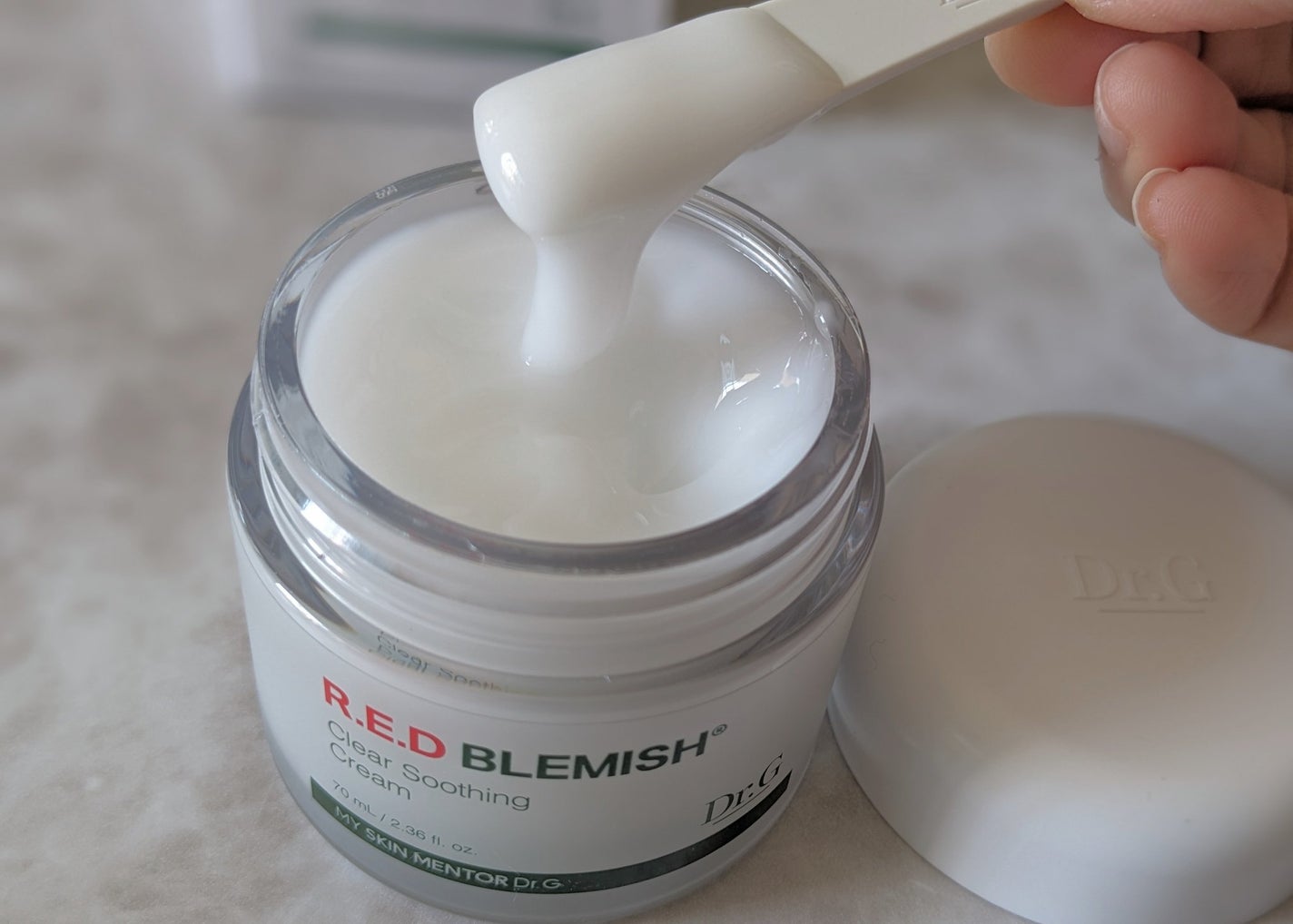 レッドブレミッシュ クリアスージングクリーム/Dr.G/フェイスクリームを使ったクチコミ(5枚目)