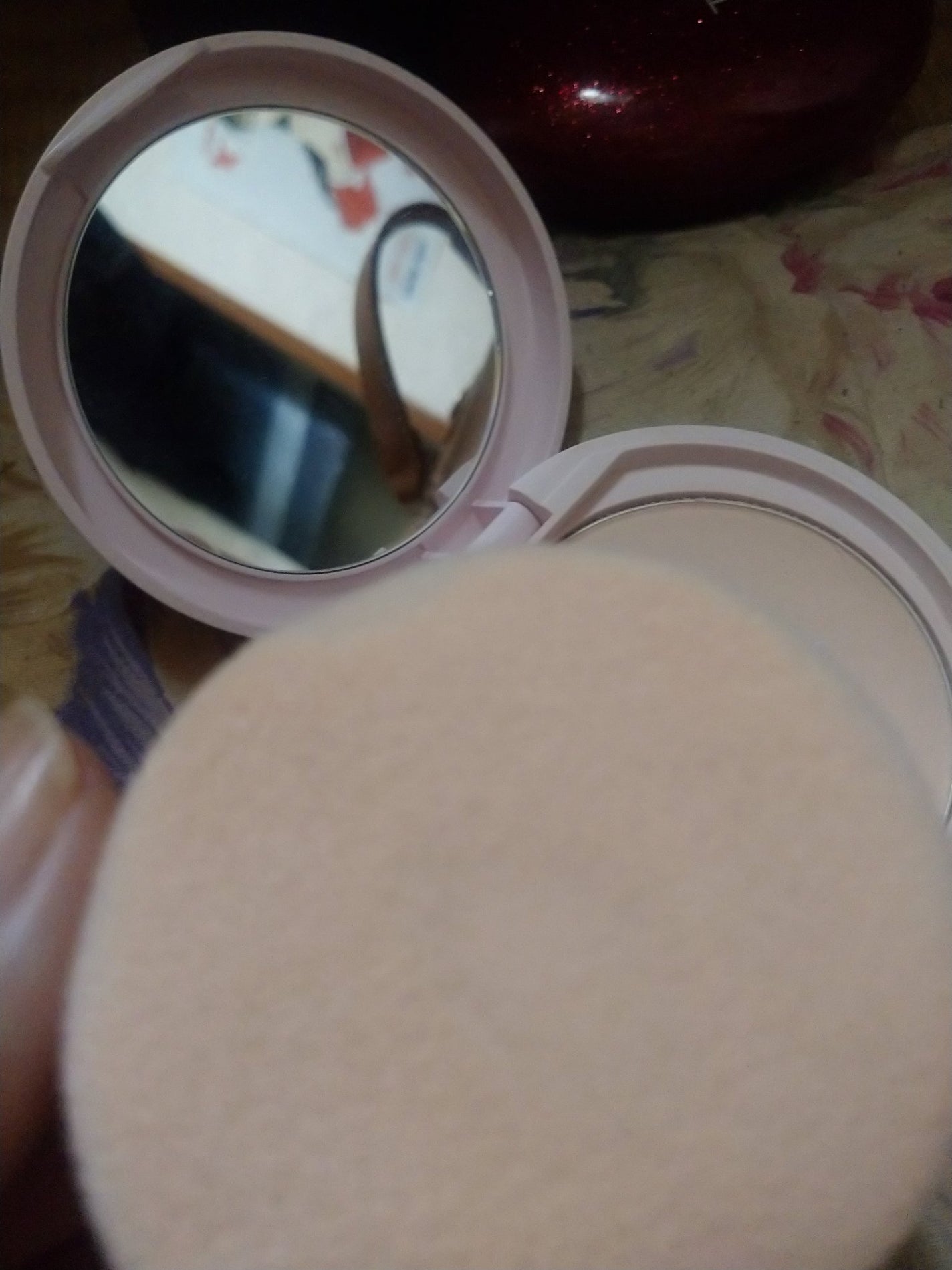 フロッキーパフN ラウンド 2P/ロージーローザ/パフ・スポンジを使ったクチコミ(3枚目)