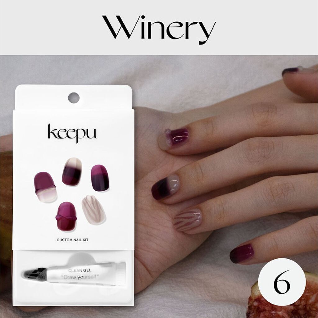 セルフカスタム ネイルシール/KEEPU/ネイルシールを使ったクチコミ(4枚目)