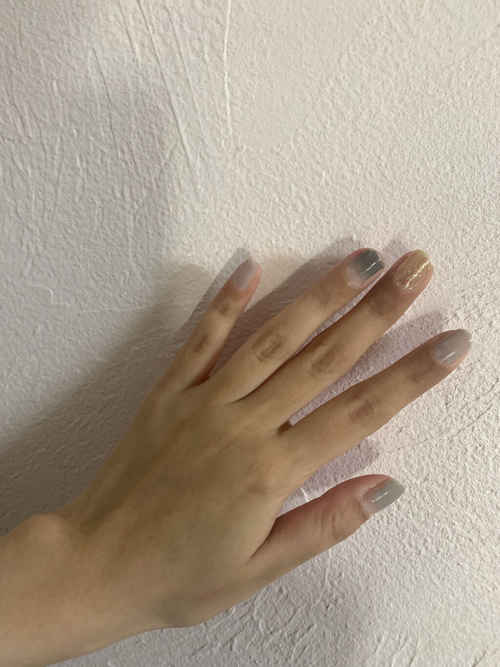 ジェルネイルシール/DAISO/ネイルシールを使ったクチコミ（3枚目）