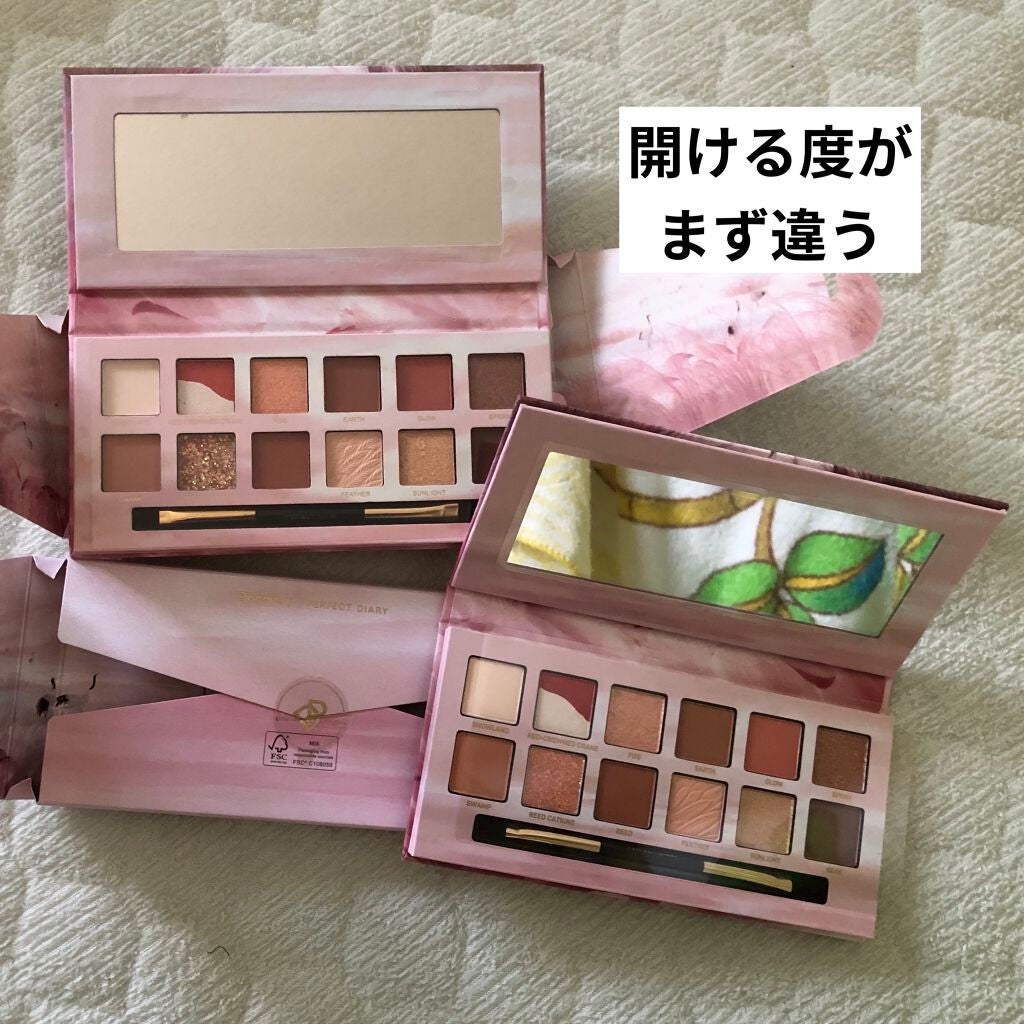 エクスプローラ12色 動物アイシャドウパレット/PERFECT DIARY/アイシャドウパレットを使ったクチコミ(5枚目)