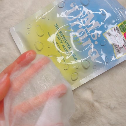 ザ レチビタ アクア ホワイト マスク/Ms.Urara/シートマスク・パックを使ったクチコミ(2枚目)