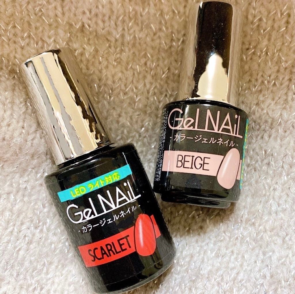 ジェルネイル(ライト対応)/セリア/ジェルネイルを使ったクチコミ(2枚目)