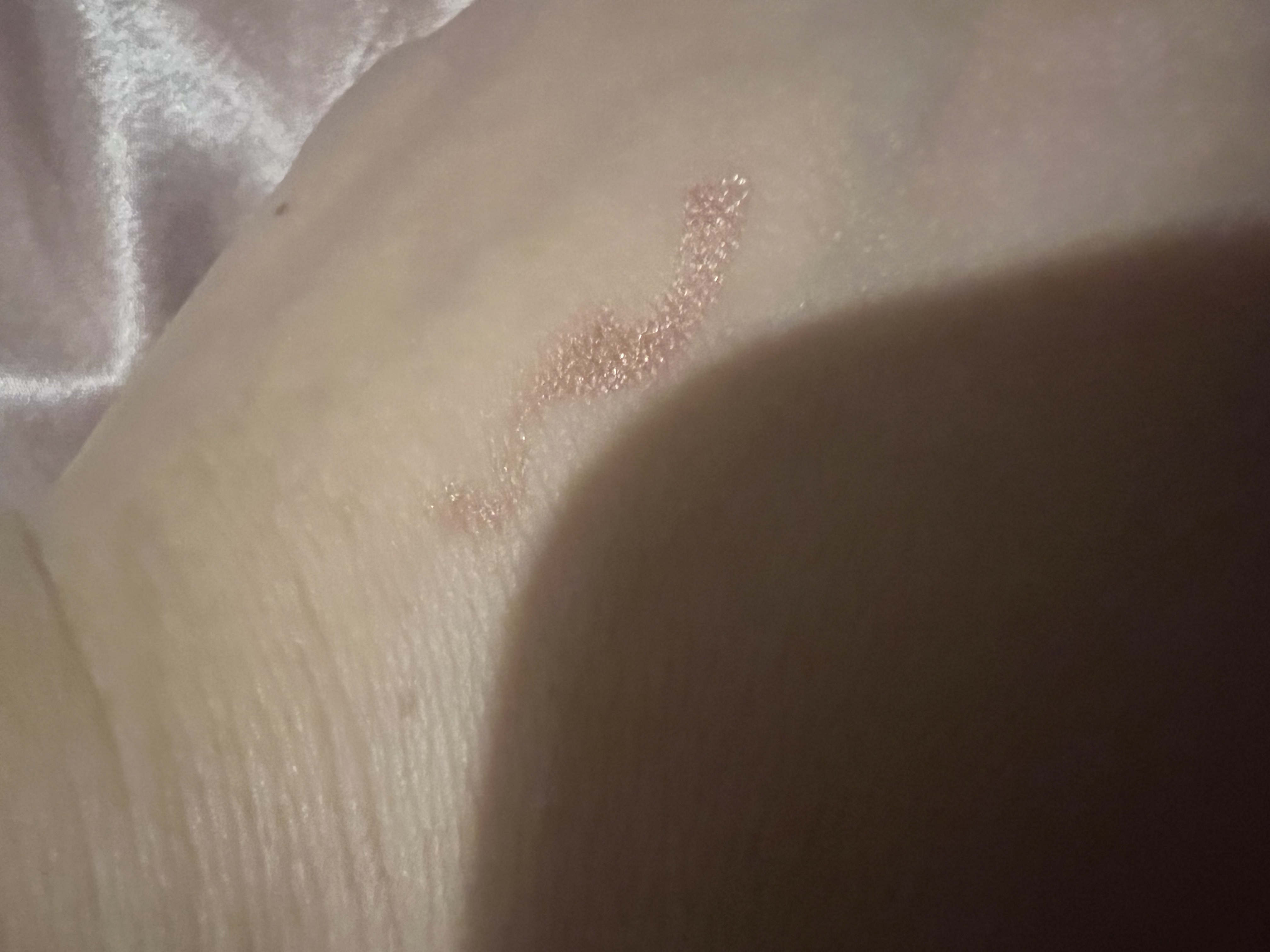 ウォータリーラメライナー ピンクエトワール/Ririmew/リキッドアイライナーを使ったクチコミ（3枚目）