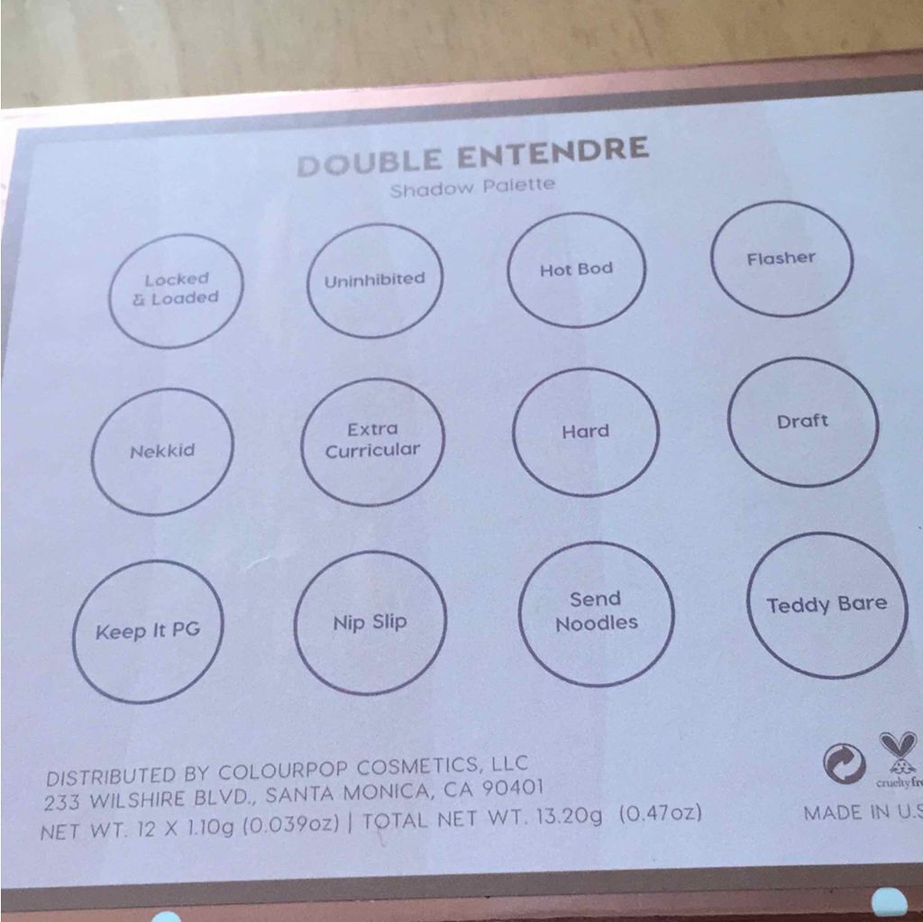 ダブルエンテンダー/ColourPop/アイシャドウパレットを使ったクチコミ(3枚目)