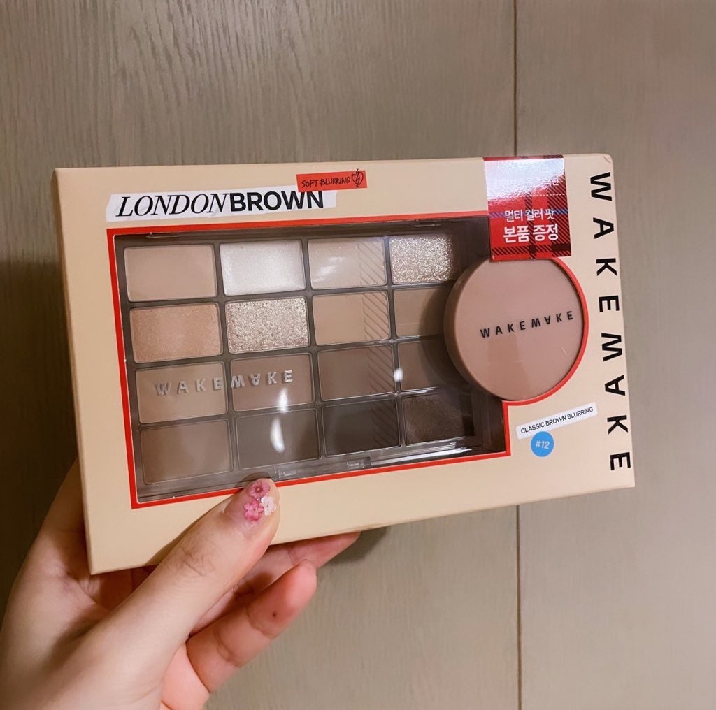 ソフトブラーリングアイパレット/wakemake/アイシャドウパレットを使ったクチコミ(1枚目)