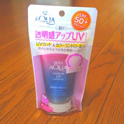 スキンアクア トーンアップUVエッセンス/スキンアクア/日焼け止めクリームを使ったクチコミ(1枚目)