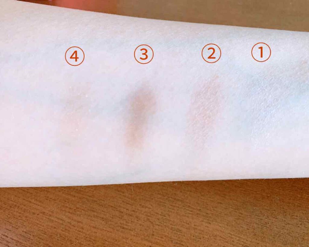 グラデーション アイシャドウ/ちふれ/アイシャドウパレットを使ったクチコミ（2枚目）