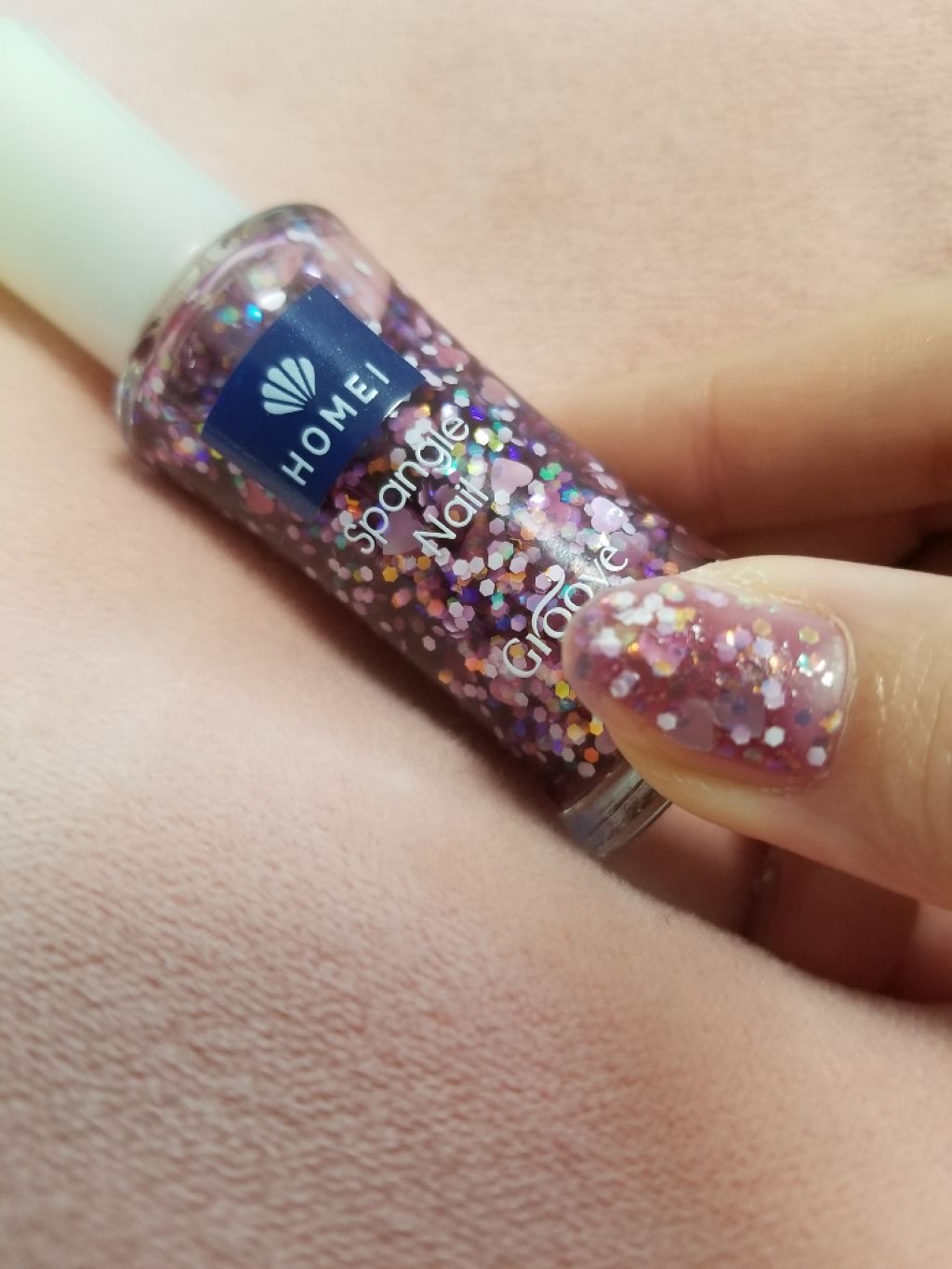 HOMEI スパンコールネイルポリッシュ/北尾化粧品部/マニキュアを使ったクチコミ(1枚目)