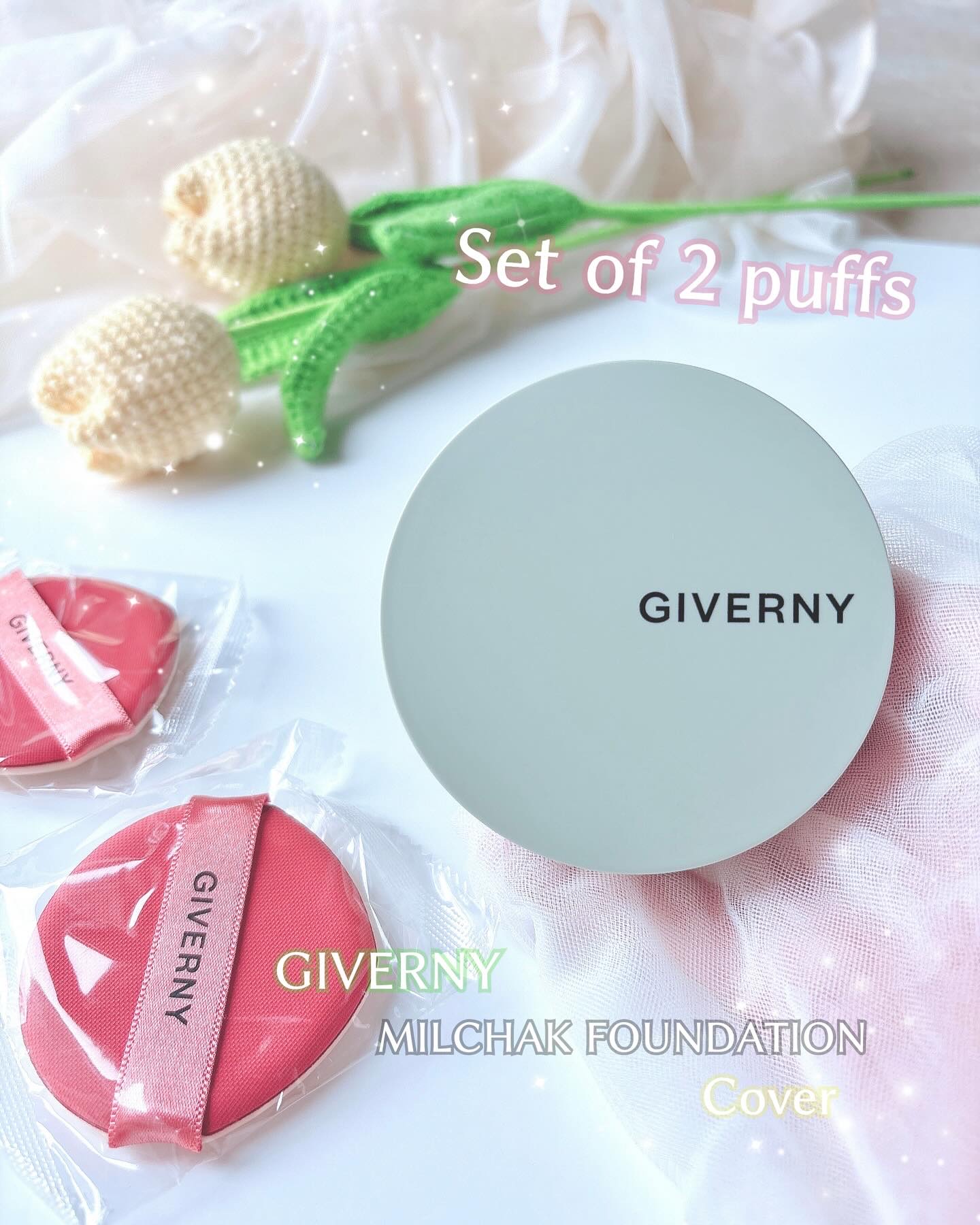 ジヴェルニー 密着カバークッション/GIVERNY/クッションファンデーションを使ったクチコミ（1枚目）