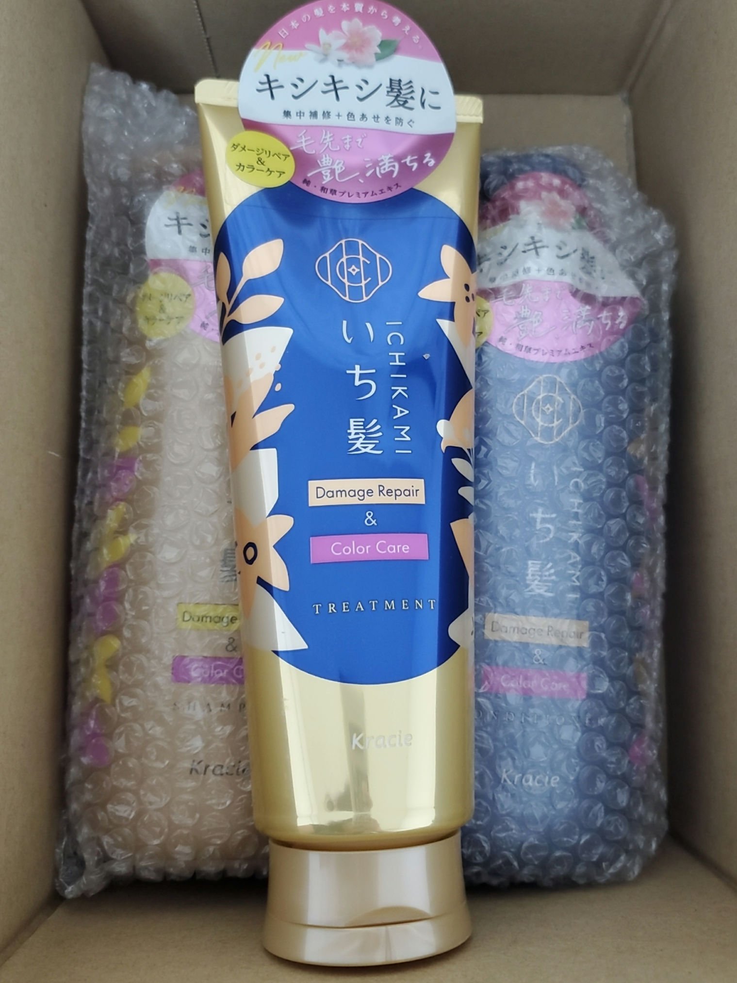 ダメージリペア＆カラーケア　トリートメント/いち髪/洗い流すヘアトリートメントを使ったクチコミ（1枚目）