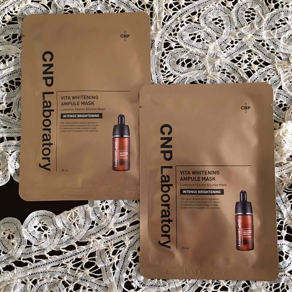 ビタホワイトニングアンプルマスク/CNP Laboratory/シートマスク・パックを使ったクチコミ(1枚目)