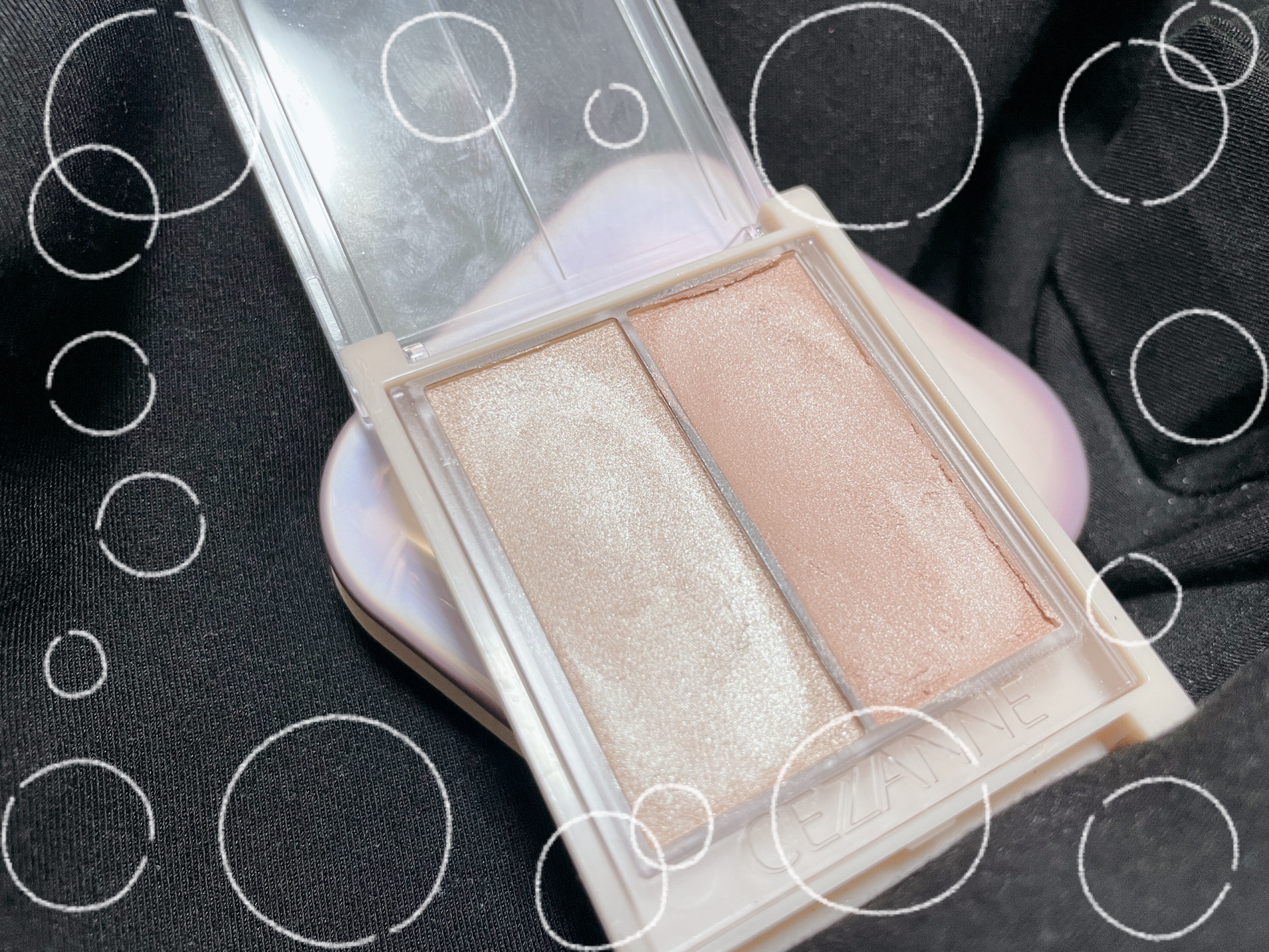 フェイスグロウカラー/CEZANNE/クリームハイライトを使ったクチコミ（1枚目）