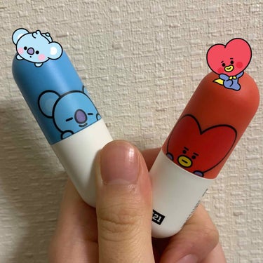 BT21 × VT Cosmetic リッピースティック 06 レッドフル/VT/口紅を使ったクチコミ（1枚目）