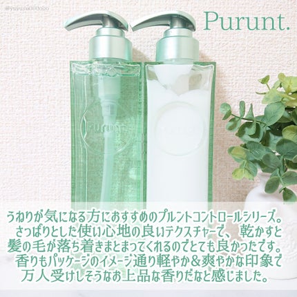 プルント コントロール美容液シャンプー/トリートメント/Purunt./市販シャンプーを使ったクチコミ(4枚目)