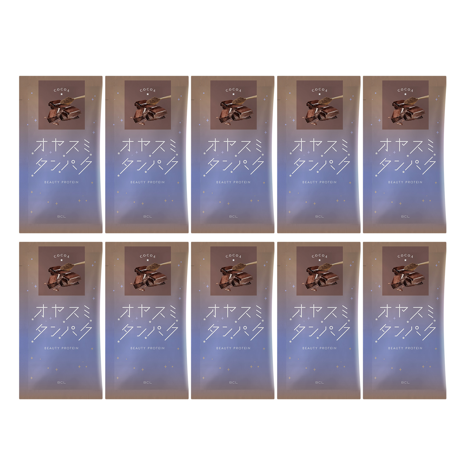 オヤスミタンパク 10包入り ココア味