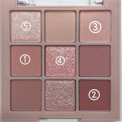 シャドウパレット/dasique/アイシャドウパレットを使ったクチコミ(2枚目)